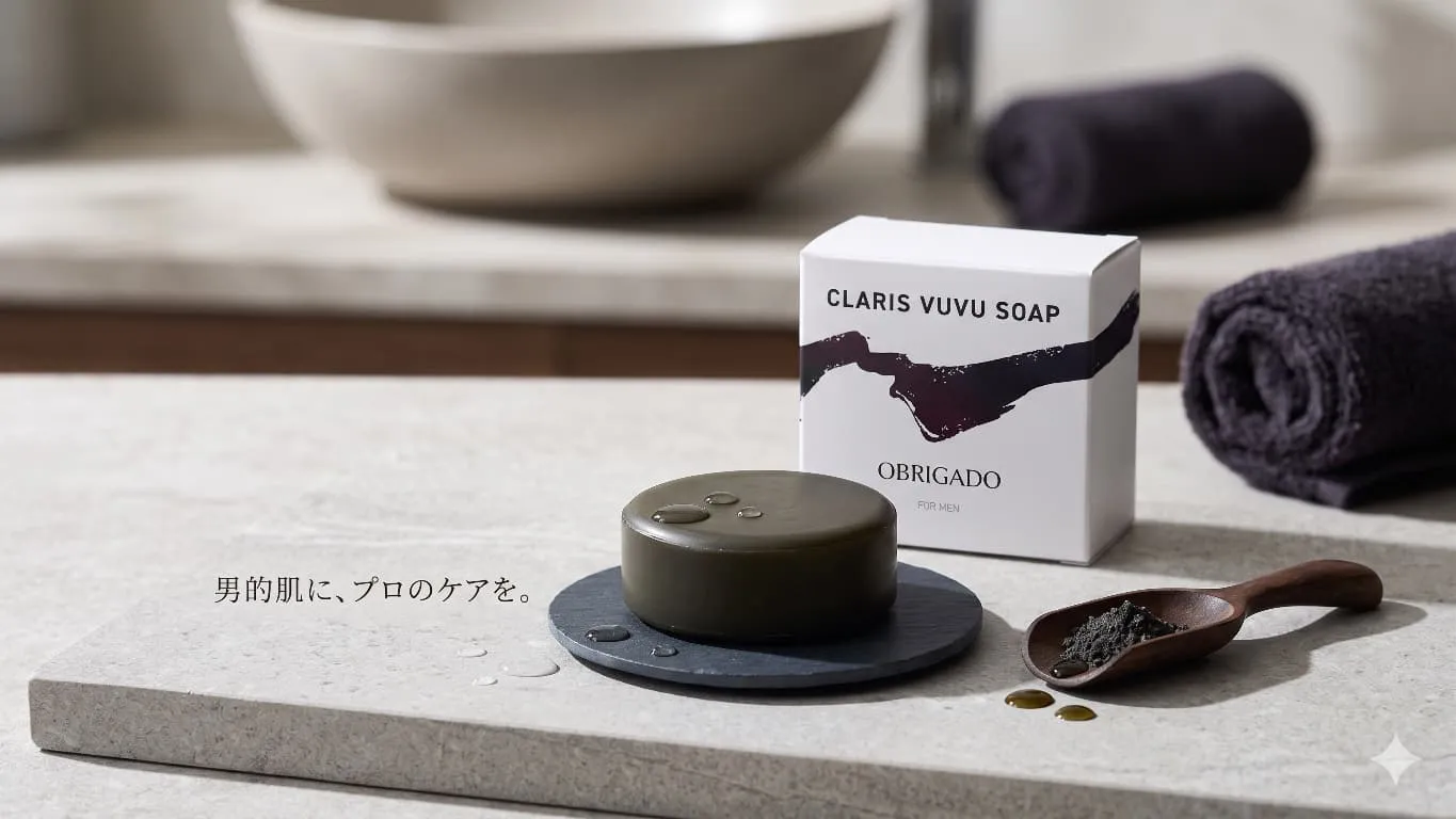 OBRIGADO CLARIS VUVU SOAP｜深层淨化洁面皂 90g*2