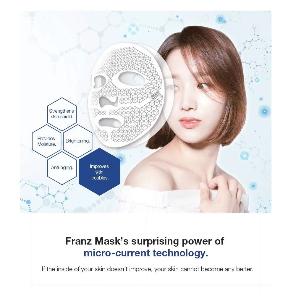 Franz Skincare (水光JET) 微电流双孔面膜 1盒2EA