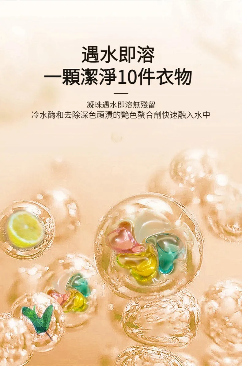 MALORY馬卡龍暮冬精油5合1洗衣凝珠 80粒裝