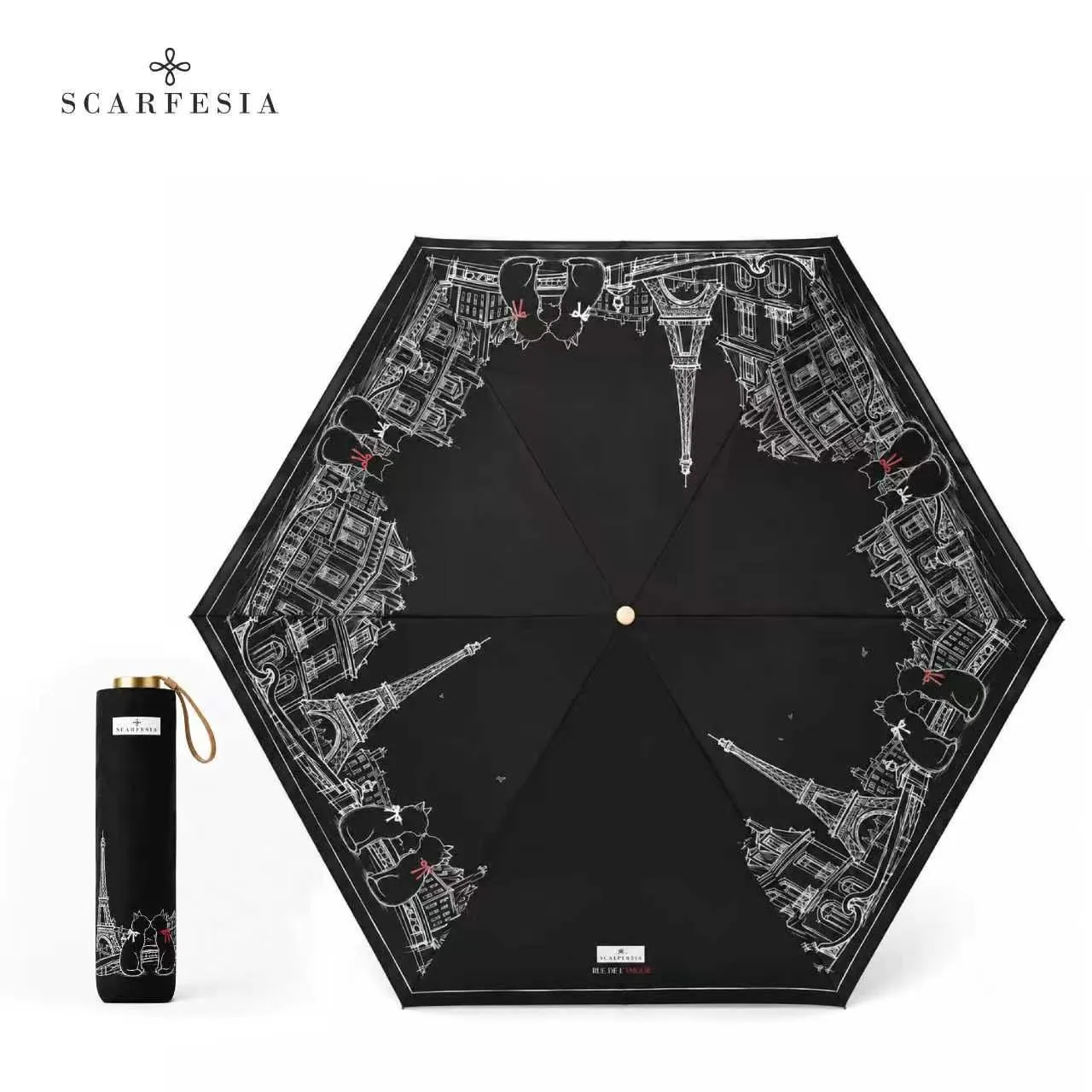 Scarfesia - Rue DE L'amour (Black)