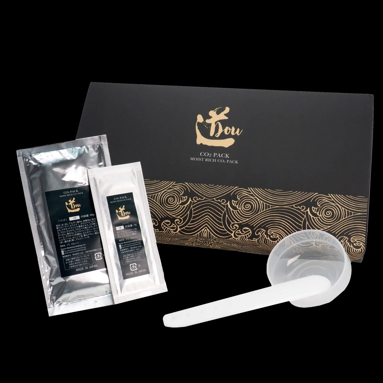 【道DOU】熔岩女神 CO2 碳酸面膜專利配方EX版(10次裝) (40g+7g)
